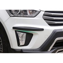 골목길주의 주차안전 긁힘주의 범퍼가드 2P, 블랙