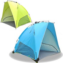 바람막이 텐트 바다 민물 낚시텐트 원터치 3~4인용, 그린