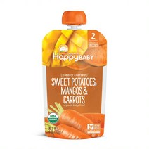 해피베이비 클리어리 크래프티드 어린이 스무디, 토마토 + 망고 + 당근(Sweet Potato + Mango + Carrot), 1개