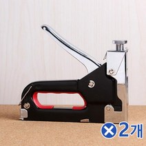 타카핀포함 푸쉬 핸드타카x2개 목공용타카 가정용 대형스테이플러 스테플러건 가정용 벽스테이플러 가정용타카기★ jun☆a, ※­선택:상품선택▣