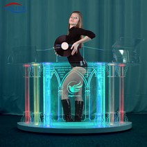 베란다테이블 모던 DJ 프로 테이블 II 휴대용 AKLIKE 부스 트러스 외관 + 조명 클럽 바 가정, 03 200x50x90 cm