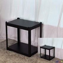 고릴라랙 600X400X900 2단 블랙 렉 선반렉 창고렉 베란다정리 세탁기렉 렉선반 렉 세탁기렉