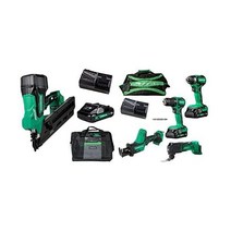Metabo 메타보 HPT 무선 18V 멀티Volt 프레이밍 네일러 키트 번들 | NR1890DCST 4피스 서브 컴팩트 콤보 KC18DDX4S, w/ 18V 4-Piece Combo Kit