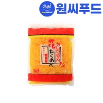 원씨푸드 하나 절단 단무지 슬라이스 1kg 꼬들 쫄 토호