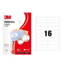 제이엘 3M라벨 일반형6칸00매 236(주소용 99.x33.9mm) 용지 물류 스티커 사무용품 04596-045965ea, jl365mall 본상품선택