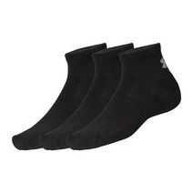 언더아머 언더아머 트레이닝 코튼 쿼터 삭스 3pcs_1346770-001, M