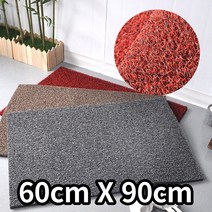 태권도장 체육관 먼지제거 미끄럼방지 입구매트 60 X 90 신발털이매트, 블랙+그레이