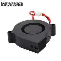 1PCS Maecoom 5015 50mm DC 24V 12V 2Pin 슬리브 베어링 브러시리스 냉각 터빈 송풍기 팬 x 15mm 쿨러 팬106151, 5015 24V