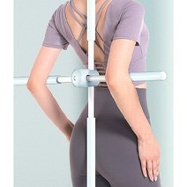 거북목스트레칭봉 등스트레칭 십자요가봉 실내 스트레칭 운동봉, 블루