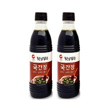 [UNIQ] 100% 자연숙성!! 청정원 햇살담은 국간장 500ml, 2개