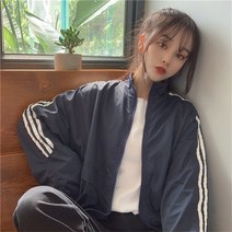 지시크릿 오버핏 심플 바람막이 점퍼