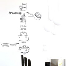 오피스텔인테리어 키친패밀리 반-B타입 데코시트지