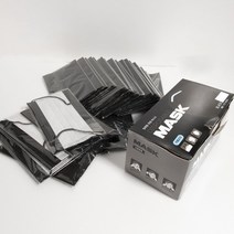 영스타 일회용마스크 대형 검정 개별포장50P, 1box, 50장