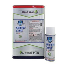 에어졸플러스 MAX-1000 은색용융아연도금보수제 Silver Zinc Coat 은색 4LT, 은색