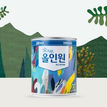 KCC 숲으로 올인원 3.78L 친환경페인트 실크벽지페인트 가구 방문 몰딩 철재 방화문, [반광]백색