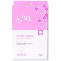 일본직발송 6. ALFACE(オルフェス) ALFACE(오르페스) 시트 마스크 다이아몬드 모이스처 5장들이 상자 페이, One Size_One Color, One Color, 상세 설명 참조0