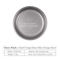 야외 Thous 바람 1/3pcs 캠핑 작은 요리 스노우 피크 식기 스테인레스 스틸 접시 조리기구 용품, [01] 1pc Silver