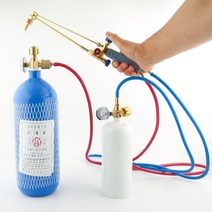 휴대용 산소 용접기 토치 용접 동관 냉장고 2L 세트, C형 용접/토치 세트