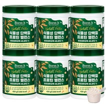 본트비 맛있는 식물성 단백질 프로틴 밸런스 BCAA, 6통, 420g