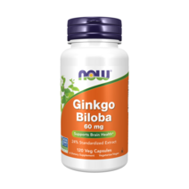 나우푸드 징코 빌로바 60mg 베지 캡슐 비건, 120개입, 1개, 120정