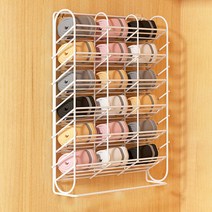 쓰리오브어스 무타공 접착식 버티컬 속옷 양말 수납함, 1개, 화이트
