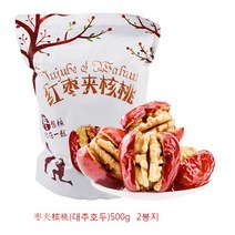 미루시노 중국 식품 신장 건조과일 말린과일 영양간식 대추호두500g 2봉지 WDG 632