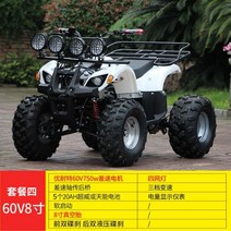 오토바이 ATV 사륜바이크 4륜구동 소형 농업용 레저용 산악 네발바이크 짐운반, 전기 황소