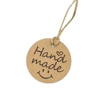 너나마켓 크라프트 핸드메이드 상품 택 + 마끈 100p