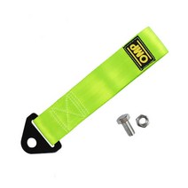 자동차견인고리 하트견인고리 견인로프 줄 후크 악세사리 스트랩 인테리어 차량용 28cm 고강도 나일론 범용 경주 자동 트레일러 범퍼 트레일러 최대 2t 너트 포함, 초록