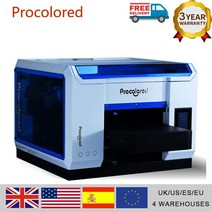 블루투스 미니 프린터 핸드 소형 Procolored UV 휴대폰 케이스 유리 금속 병 다기능 디지털 평판 인쇄기 LCD 디스플레이 A3 TX800, 01=R1390Printer_EU플러그