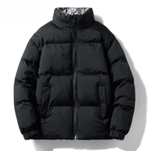 역시즌 패딩 깔깔이 숏패딩 구스다운 코트 경량 누빔 남성 양면 리버서블