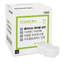 티슈의정석 뽑아쓰는 테이블 냅킨 100밴드, 3box, 9000매