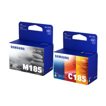 삼성 INK-M185 잉크 SL-J1680 J1683 J1685 J1780W 1780DW 정품, INK-185 세트/정품