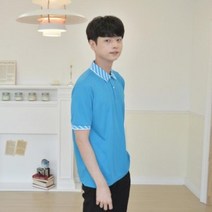IKW543518쿨에버 유니크 카라 반팔 티셔츠 (남여공용)