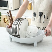 물빠짐 식기건조대 거치식 식기거조대 설거지, 타이디식기건조대화이트