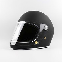 오더봇 티티앤코 TT&CO TTD 소두핏 클래식 풀페이스 헬멧 바이크 스쿠터 베스파 할리 데이비슨 빈티지 레트로 하이바 티티엔코, 무광블랙, 4XL