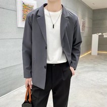 봄 캐주얼 심플 스몰 슈트 남성 재킷 라이트 친숙한 스타일 스트리트 탑