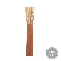 미니기타 반제품 우쿨렐레 넥 마호가니 바디 사펠리 제브라우드 로즈우드 베니어 하와이 미니 기타 DIY 교체용 21 23 26 인치, 21In Zebrawood