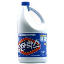 반반스토리 유한락스 천연소금 레귤러 대용량 락스 4L 4개 (banban), 1