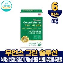 여성 갱년기 영양제 회화나무 열매 추출물 녹차추출물 백하수오 분말 식약처 식약청 인정 인증 갱년기 기능성 원료 건강기능식품 중년 여자 40대 50대 60대, 6박스, 60정