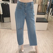 온앤온 디스트로이드 와이드 데님팬츠 NJJ3ML415