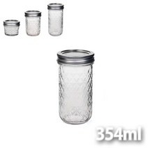 미국산 볼메이슨 이중밀폐 크리스탈 유리병 354ml