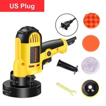 220V 700W 휴대용 자동차 광택기 3700rpm 자동 폴리싱 머신 소형 광택 왁싱 도구 속도 조절 가능, 01 US Plug