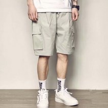 슈썸 남성카고반바지 허리밴딩 7부팬츠 INSUM66