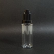 공병 - 15ml 투명 (블랙캡), 50개