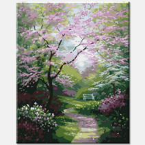 (물감2배)diy유화 J59 시크릿 가든 40x50 명화그리기 정원 그림 캔버스 액자 선물 단체 주문 모모픽스페인팅