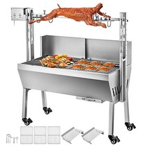 통돼지 바베큐 그릴 자동 회전 숯불 구이 기계 펜션, 115cm