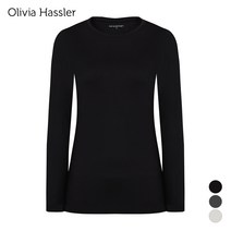 [올리비아하슬러]OH0WTS001_리얼웜 라운드넥 티셔츠