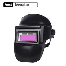 용접 마스크 헬멧 용접기 카멜레온 대형보기 트루 컬러 솔라 파워 아크 그라인드 컷 용 자동 어두워지는, Dimming lens 1, 02 Dimming lens 1