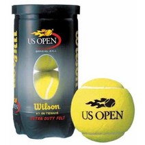 Wilson(윌슨) 경식 테니스 볼 US OPEN EXTRA DUTY(US 오픈 엑스트라 듀티) US OPEN 대회 사용구전국 고체련 인터하이·선발 대회 사용구공인 1캔 2구들이 WRT1000J 윌슨